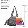 image:imageAngel Kiss Small Purse Handbag for Women Crossbody and Shoulder Bags Multipocket Soft Hobo PursesGrey
