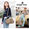 image:imageAngel Kiss Small Purse Handbag for Women Crossbody and Shoulder Bags Multipocket Soft Hobo PursesKhaki