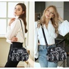 image:imageAngel Kiss Small Purse Handbag for Women Crossbody and Shoulder Bags Multipocket Soft Hobo PursesLeopard Black