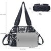 image:imageAngel Kiss Small Purse Handbag for Women Crossbody and Shoulder Bags Multipocket Soft Hobo PursesLeopard Black