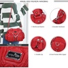 image:imageAngel Kiss Small Purse Handbag for Women Crossbody and Shoulder Bags Multipocket Soft Hobo PursesRed
