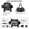 image:imageAngel Kiss Soft PU Leather Shoulder Bag Hobo Tote Purse for women  Multi Pocket Handbag with Adjustable Strap Rivet DecorBlack
