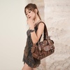 image:imageAngel Kiss Soft PU Leather Shoulder Bag Hobo Tote Purse for women  Multi Pocket Handbag with Adjustable Strap Rivet DecorBrown
