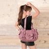 image:imageAngel Kiss Soft PU Leather Shoulder Bag Hobo Tote Purse for women  Multi Pocket Handbag with Adjustable Strap Rivet DecorPink