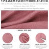 image:imageAngel Kiss Soft PU Leather Shoulder Bag Hobo Tote Purse for women  Multi Pocket Handbag with Adjustable Strap Rivet DecorPink