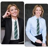 image:imageAngel Kiss Wizard Cosplay Tie for Halloween Dress Up Themed Party Costume Accessory Unisex Striped Necktie for Adults ampTeensGreen