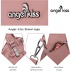 image:imageAngel Kiss Womens Designer Handbag Large Double Zipper Multi Pocket Washed Leather Purse1pink