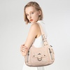 image:imageAngel Kiss Womens Shoulder Bag Vegan Leather Hobo Purses and Handbags Satchel Tote Bags for Women with Adjustable StrapBeige
