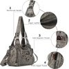 image:imageAngel Kiss Womens Shoulder Bag Vegan Leather Hobo Purses and Handbags Satchel Tote Bags for Women with Adjustable StrapBronze