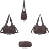 image:imageAngel Kiss Womens Shoulder Bag Vegan Leather Hobo Purses and Handbags Satchel Tote Bags for Women with Adjustable StrapBrown