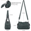 image:imageAngel Kiss Womens Shoulder Bag Vegan Leather Hobo Purses and Handbags Satchel Tote Bags for Women with Adjustable StrapGreen