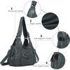 image:imageAngel Kiss Womens Shoulder Bag Vegan Leather Hobo Purses and Handbags Satchel Tote Bags for Women with Adjustable StrapGreen