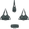 image:imageAngel Kiss Womens Shoulder Bag Vegan Leather Hobo Purses and Handbags Satchel Tote Bags for Women with Adjustable StrapGreen