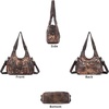 image:imageAngel Kiss Womens Shoulder Bag Vegan Leather Hobo Purses and Handbags Satchel Tote Bags for Women with Adjustable StrapLeopard Dark Coffee