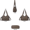 image:imageAngel Kiss Womens Shoulder Bag Vegan Leather Hobo Purses and Handbags Satchel Tote Bags for Women with Adjustable StrapTaupe