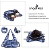 image:imageAngelkiss Hobo Purses and handbags for Women Satchel Handbag Women Purses Large Daily Shoulder Bags702812blue