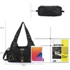 image:imageAngelkiss Hobo Purses and handbags for Women Satchel Handbag Women Purses Large Daily Shoulder Bags801black