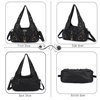 image:imageAngelkiss Hobo Purses and handbags for Women Satchel Handbag Women Purses Large Daily Shoulder Bags801black