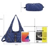 image:imageAngelkiss Hobo Purses and handbags for Women Satchel Handbag Women Purses Large Daily Shoulder Bags801blue