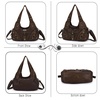 image:imageAngelkiss Hobo Purses and handbags for Women Satchel Handbag Women Purses Large Daily Shoulder Bags801brown