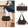 image:imageAngelkiss Hobo Purses and handbags for Women Satchel Handbag Women Purses Large Daily Shoulder Bags801brown