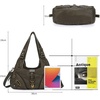 image:imageAngelkiss Hobo Purses and handbags for Women Satchel Handbag Women Purses Large Daily Shoulder Bags801green