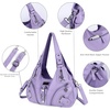image:imageAngelkiss Hobo Purses and handbags for Women Satchel Handbag Women Purses Large Daily Shoulder Bags8901purple