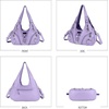 image:imageAngelkiss Hobo Purses and handbags for Women Satchel Handbag Women Purses Large Daily Shoulder Bags8901purple