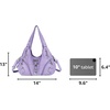 image:imageAngelkiss Hobo Purses and handbags for Women Satchel Handbag Women Purses Large Daily Shoulder Bags8901purple