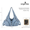 image:imageAngelkiss Hobo Purses and handbags for Women Satchel Handbag Women Purses Large Daily Shoulder Bags8901sky Blue