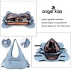 image:imageAngelkiss Hobo Purses and handbags for Women Satchel Handbag Women Purses Large Daily Shoulder Bags8901sky Blue