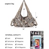 image:imageAngelkiss Hobo Purses and handbags for Women Satchel Handbag Women Purses Large Daily Shoulder BagsBrownBeige