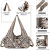 image:imageAngelkiss Hobo Purses and handbags for Women Satchel Handbag Women Purses Large Daily Shoulder BagsBrownBeige