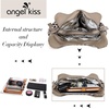 image:imageAngelkiss Hobo Purses and handbags for Women Satchel Handbag Women Purses Large Daily Shoulder BagsBrownBeige