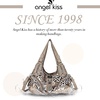 image:imageAngelkiss Hobo Purses and handbags for Women Satchel Handbag Women Purses Large Daily Shoulder BagsBrownBeige