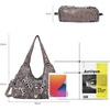 image:imageAngelkiss Hobo Purses and handbags for Women Satchel Handbag Women Purses Large Daily Shoulder BagsBrownleopard