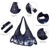 image:imageAngelkiss Hobo Purses and handbags for Women Satchel Handbag Women Purses Large Daily Shoulder BagsDeep Blue