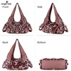 image:imageAngelkiss Hobo Purses and handbags for Women Satchel Handbag Women Purses Large Daily Shoulder BagsLeopard Pink