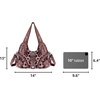 image:imageAngelkiss Hobo Purses and handbags for Women Satchel Handbag Women Purses Large Daily Shoulder BagsLeopard Pink