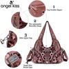 image:imageAngelkiss Hobo Purses and handbags for Women Satchel Handbag Women Purses Large Daily Shoulder BagsLeopard Pink