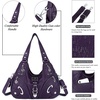 image:imageAngelkiss Hobo Purses and handbags for Women Satchel Handbag Women Purses Large Daily Shoulder BagsPurple