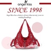 image:imageAngelkiss Hobo Purses and handbags for Women Satchel Handbag Women Purses Large Daily Shoulder BagsRed