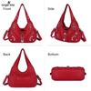 image:imageAngelkiss Hobo Purses and handbags for Women Satchel Handbag Women Purses Large Daily Shoulder BagsRed