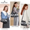 image:imageAngelkiss Hobo Purses and handbags for Women Satchel Handbag Women Purses Large Daily Shoulder BagsSmoky Grey