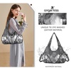 image:imageAngelkiss Hobo Purses and handbags for Women Satchel Handbag Women Purses Large Daily Shoulder BagsSmoky Grey