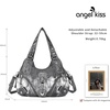 image:imageAngelkiss Hobo Purses and handbags for Women Satchel Handbag Women Purses Large Daily Shoulder BagsSmoky Grey