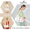 image:imageAngelkiss Hobo Purses and handbags for Women Satchel Handbag Women Purses Large Daily Shoulder BagsWhite