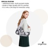 image:imageAngelkiss Hobo Purses and handbags for Women Satchel Handbag Women Purses Large Daily Shoulder BagsWhiteleopard