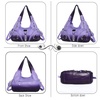 image:imageAngelkiss Hobo Purses and handbags for Women Satchel Handbag Women Purses Large Daily Shoulder BagsZ3pueple