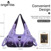 image:imageAngelkiss Hobo Purses and handbags for Women Satchel Handbag Women Purses Large Daily Shoulder BagsZ3pueple
